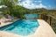 Pool and deck overlooking the harbor