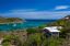 Aerial view overlooking harbor