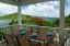 Dine outdoors and enjoy the view